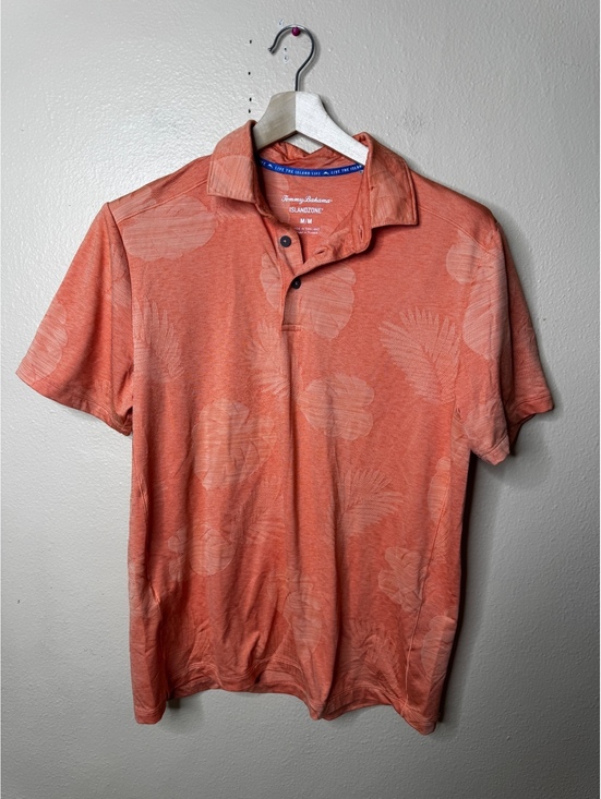 Tommy Bahama Other - Tommy Bahama IslandZone Polo Shirt Men’s M Coral Tropical Stretch